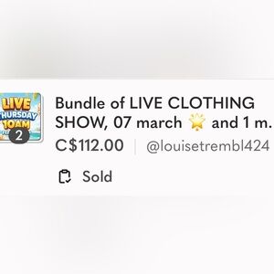 @louisetrembl424 nouveau bundle pour toi Loulou 🥰🥰🥰